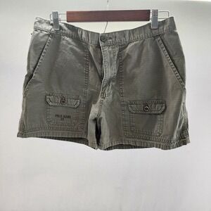 Polo Jeans Co.‎ Ralph Lauren Olive Green Cargo Shorts Women's Size 10